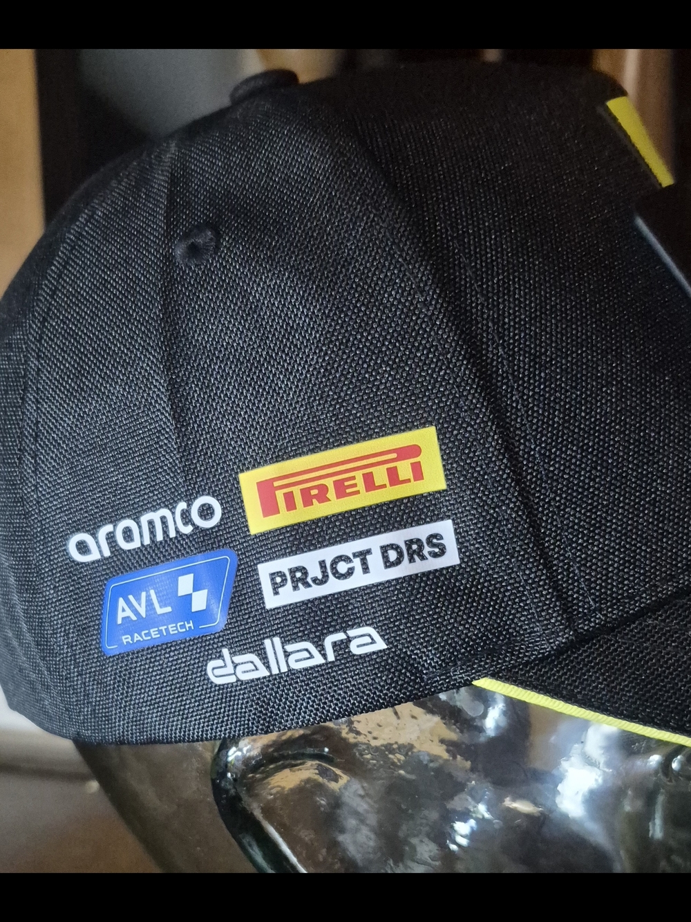 Invicta Racing Black & Yellow Cap - Picture 4 of 11